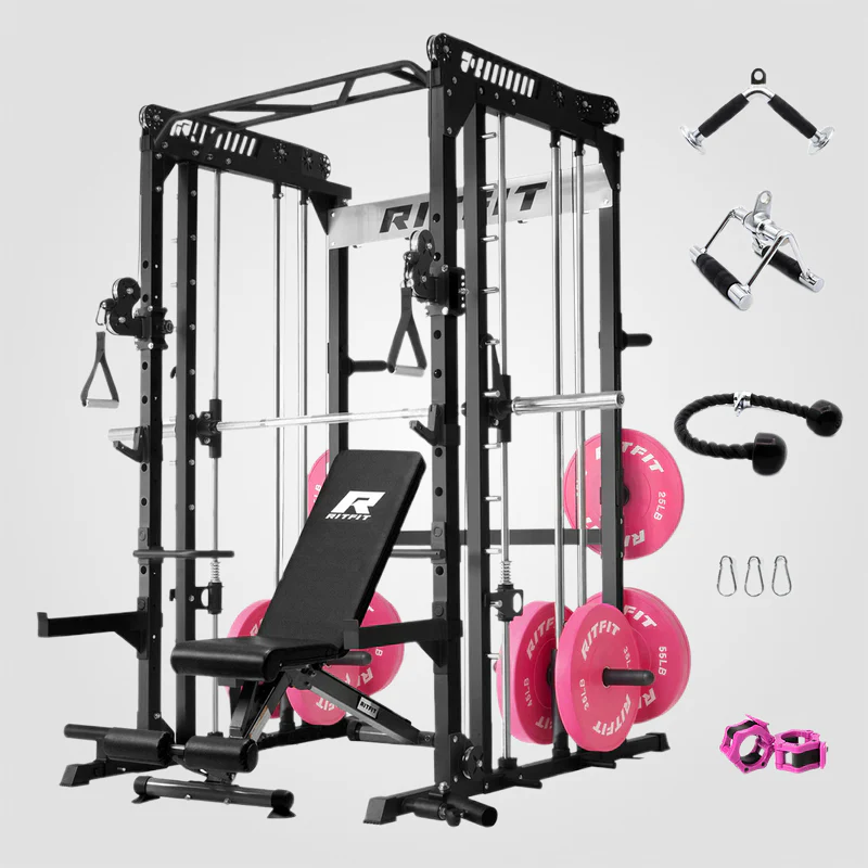 P6 Pink home gym package