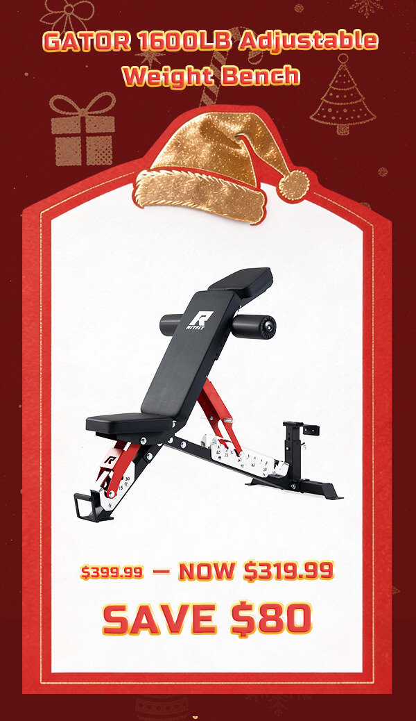 GATOR 1600LB Adjustable Weight Bench