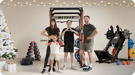 Christmas home gym