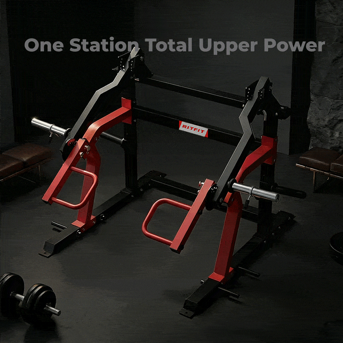 RitFit Gorilla 2-in-1 Chest and Shoulder Press Machine