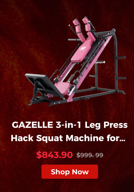 GAZELLE 3-in-1 Leg Press Hack Squat Machine