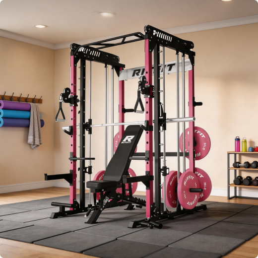Pink home gym