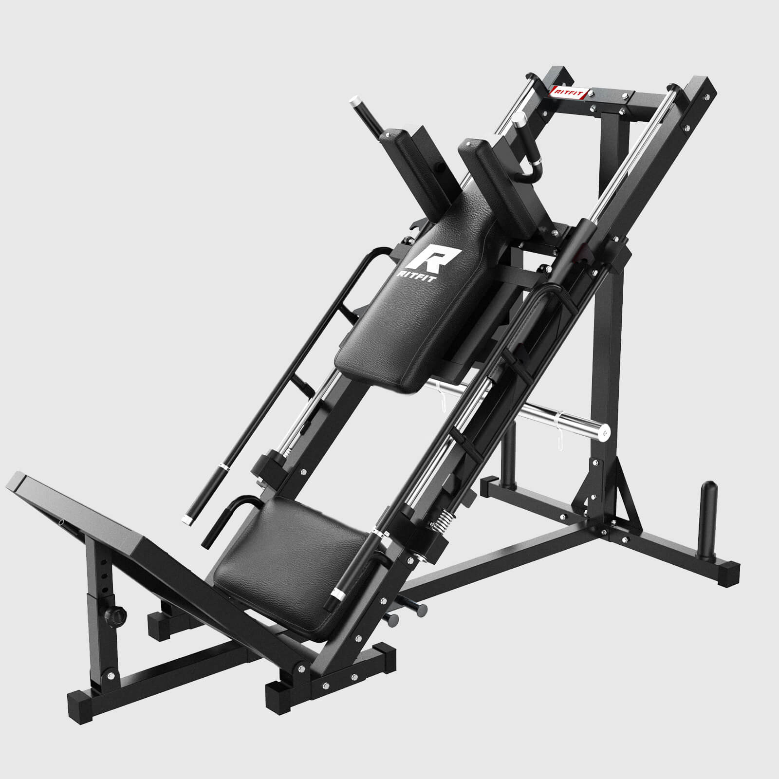 BLP01 3-In-1 Leg Press Hack Squat and Calf Raise Machine