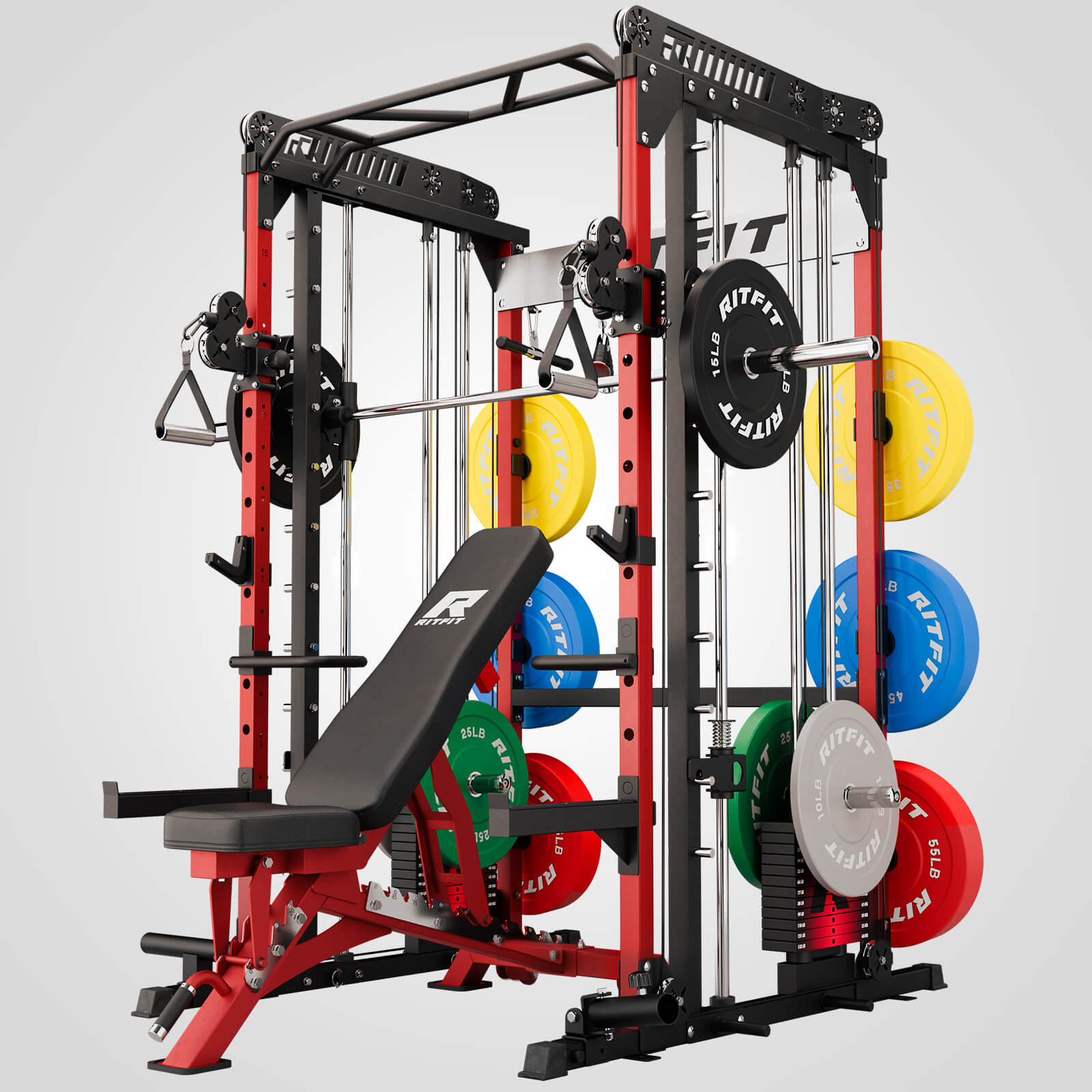 M1 PRO Smith Machine Weight Stack Home Gym Package