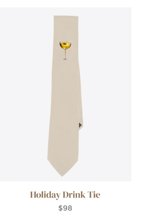 shop holiday drink tie 