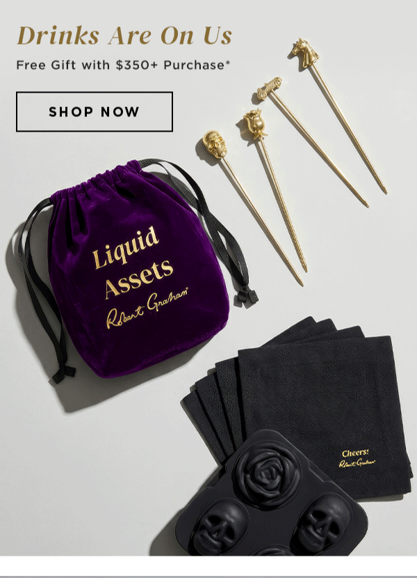 Shop now (drinks are on us)