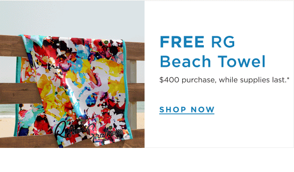 Free Rg beach towel