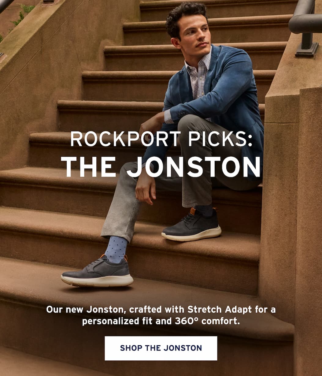 Our new Jonston, crafted with Stretch Adapt for a personalized fit and 360° comfort. [Shop the Jonston]