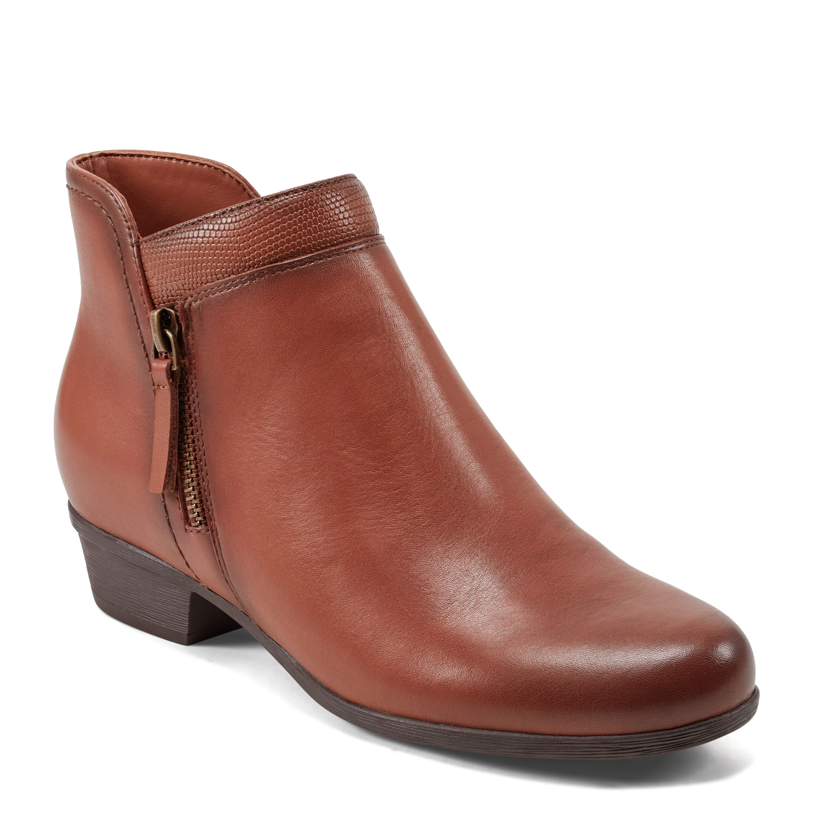 Image of Women's Carly Side Zip Casual Ankle Booties