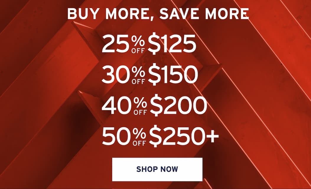 stock up for up to 50% off your order [ Shop Now ]