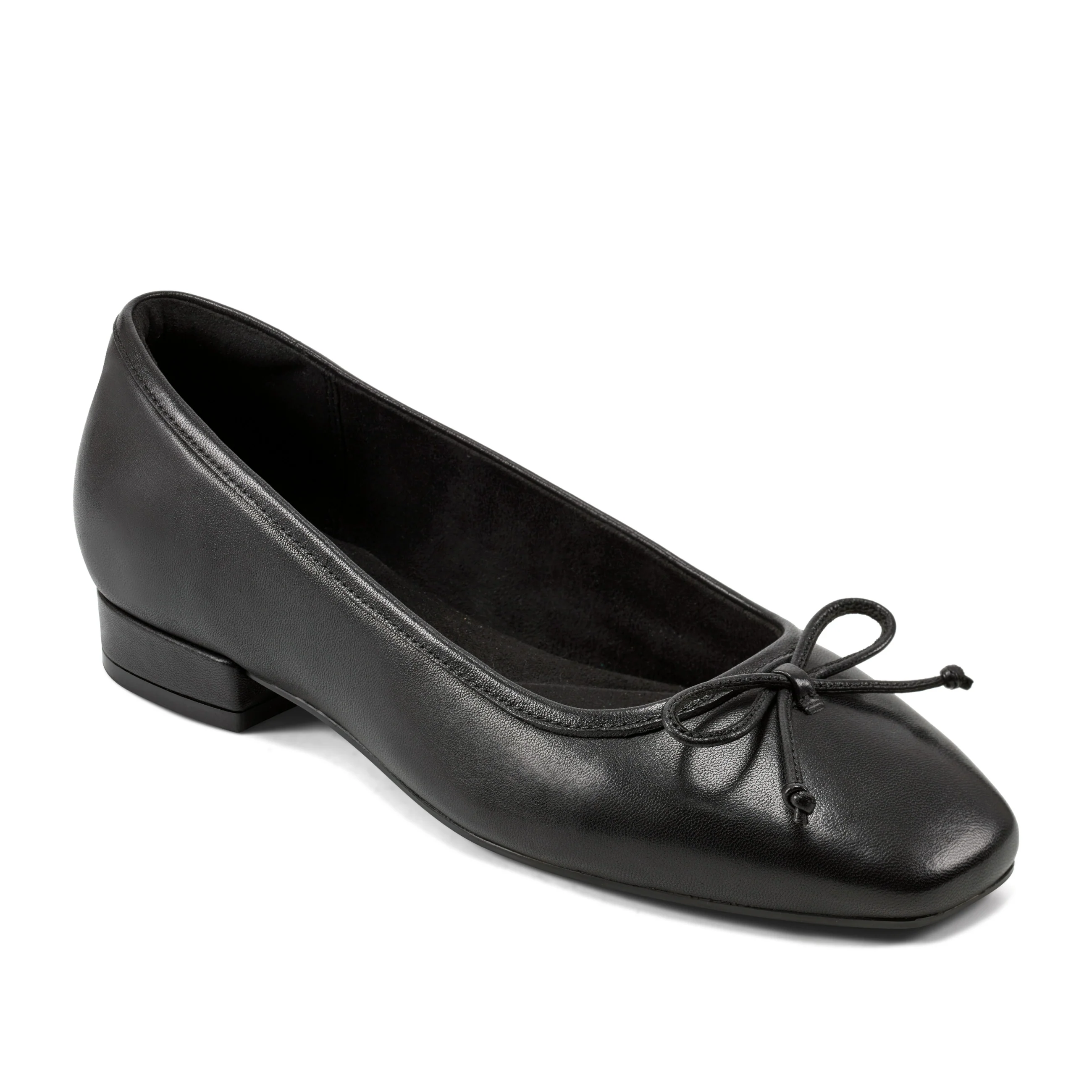 Image of Women's Sadie Square Toe Slip-on Ballet Dress Flats