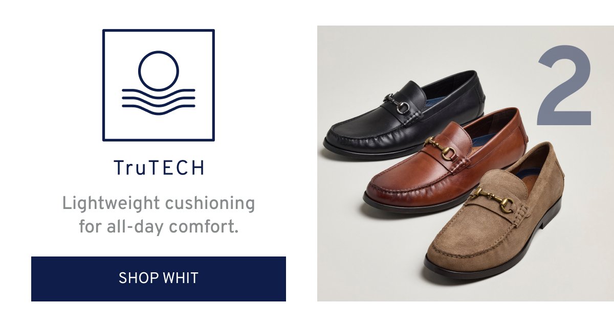 2 TruTech Lightweight cushioning for all-day comfort. Shop whit