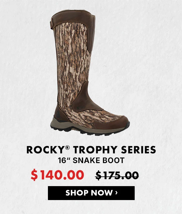 ROCKY TROPHY SERIES 16” SNAKE BOOT | Now only $140