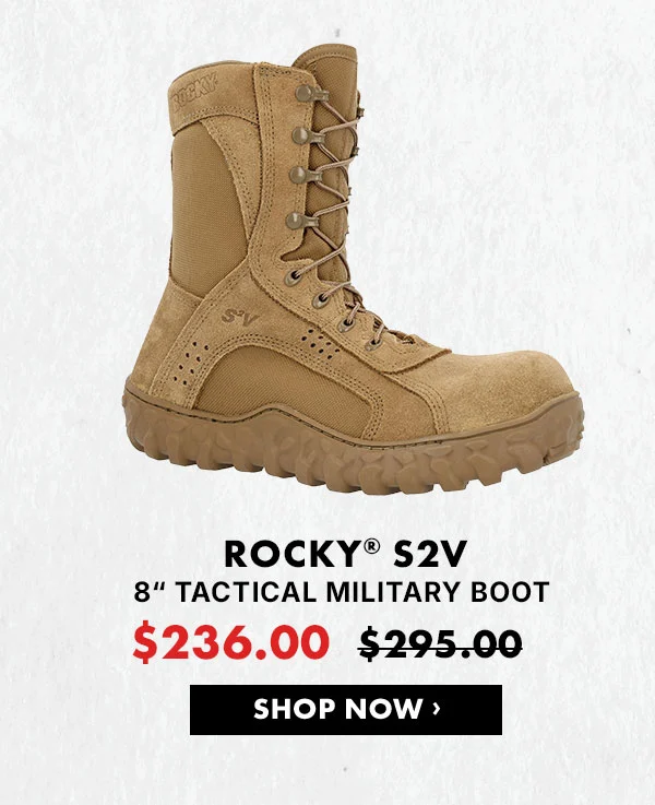 ROCKY S2V COMPOSITE TOE TACTICAL MILITARY BOOT | Only $236 | Shop now
