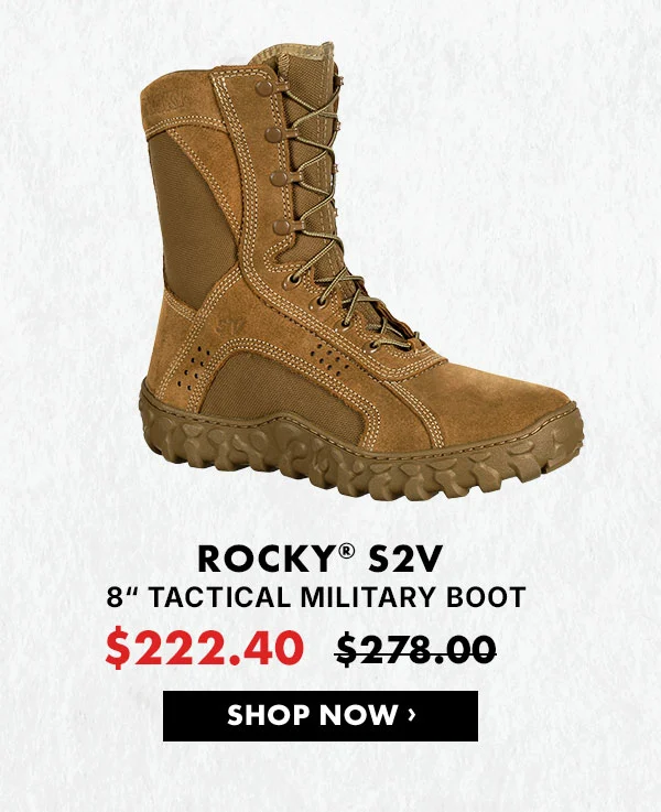 ROCKY S2V TACTICAL MILITARY BOOT | Only $222.40 | Shop now