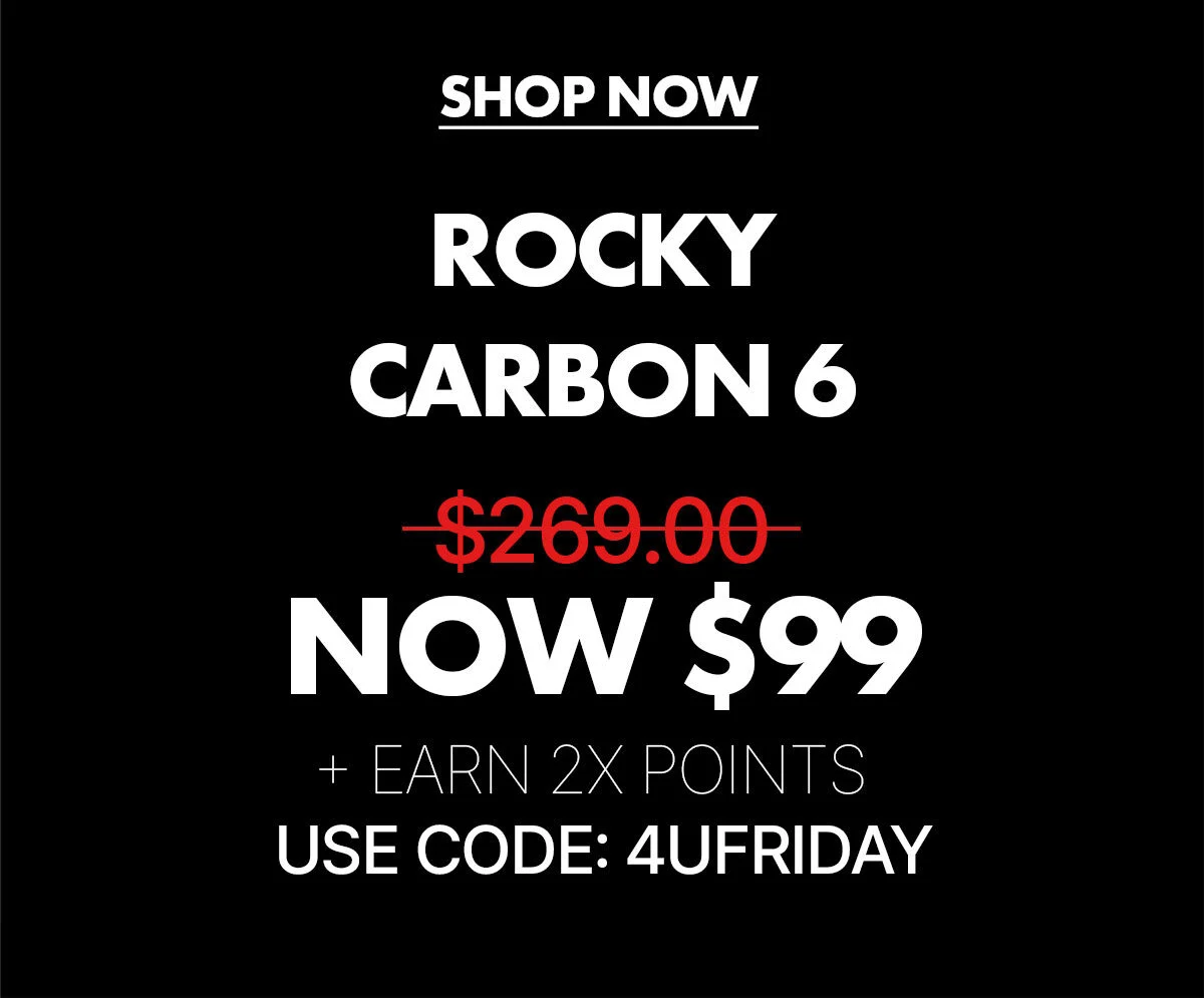 shop now | rocky carbon 6 now only $99 marked down from $269 + earn 2X points!