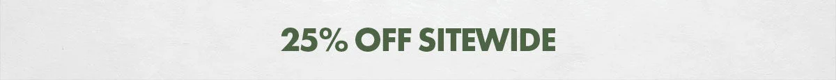 25% off sitewide