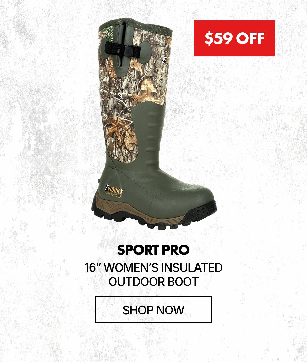 $59 off | sport pro 16" women's insulated outdoor boot | shop now
