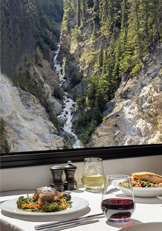 Lunch with canyon view