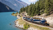 The train at the side of Seton Lake