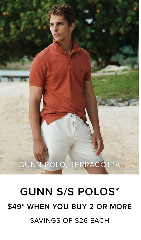 Shop Gunn S/S Polo Multi Buys - Online and instore at Rodd & Gunn