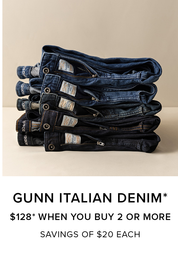 Shop Gunn Italian Denim Multi Buys - Online and instore at Rodd & Gunn