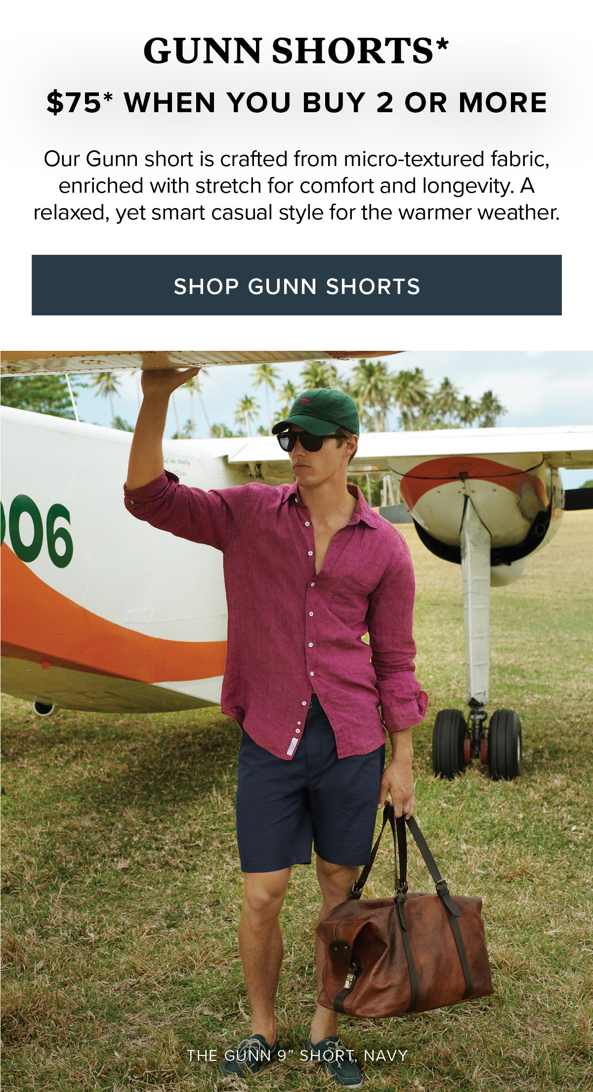 Shop Gunn Shorts Multi Buys - Online and instore at Rodd & Gunn