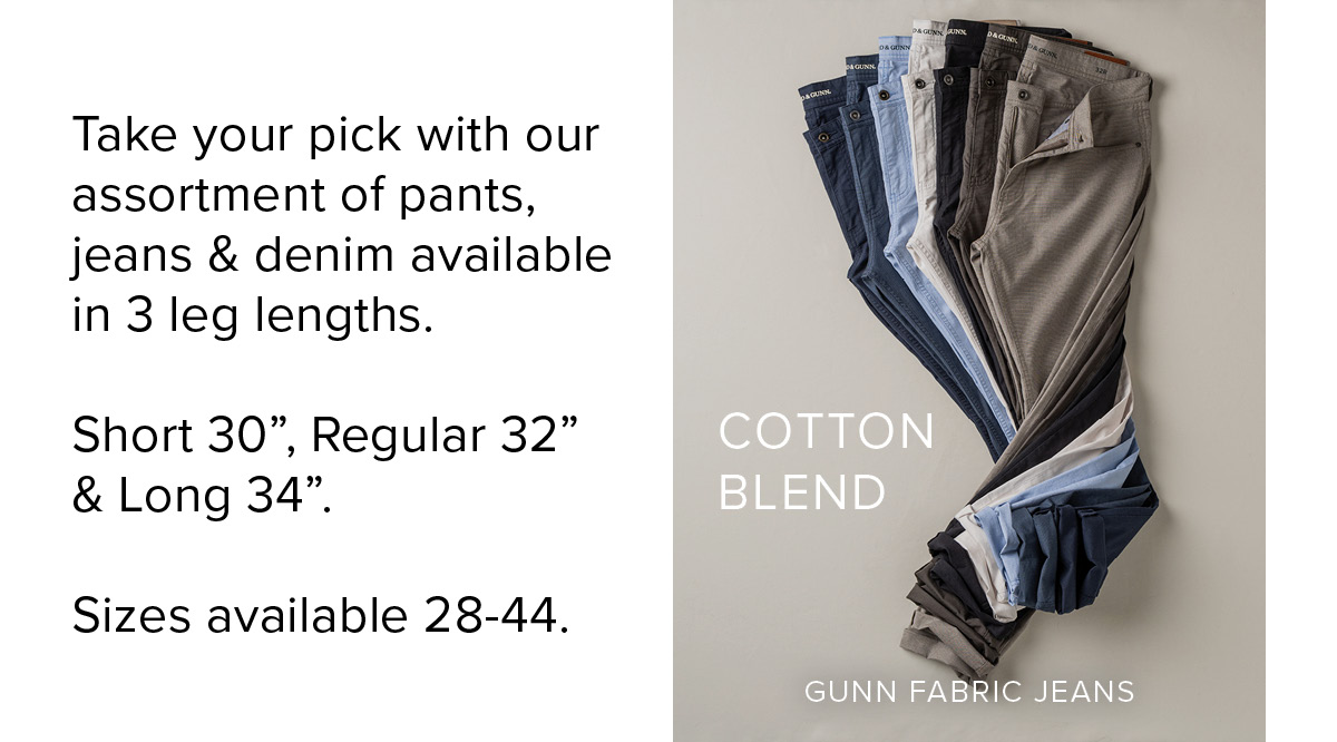 Shop Gunn Fabric Jeans - Online and instore at Rodd & Gunn