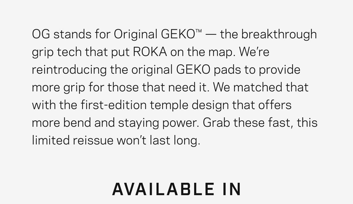OG GEKO Eyewear