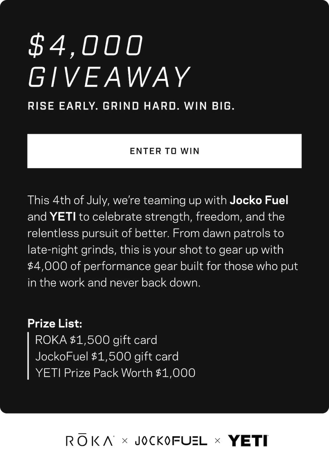 Enter To Win