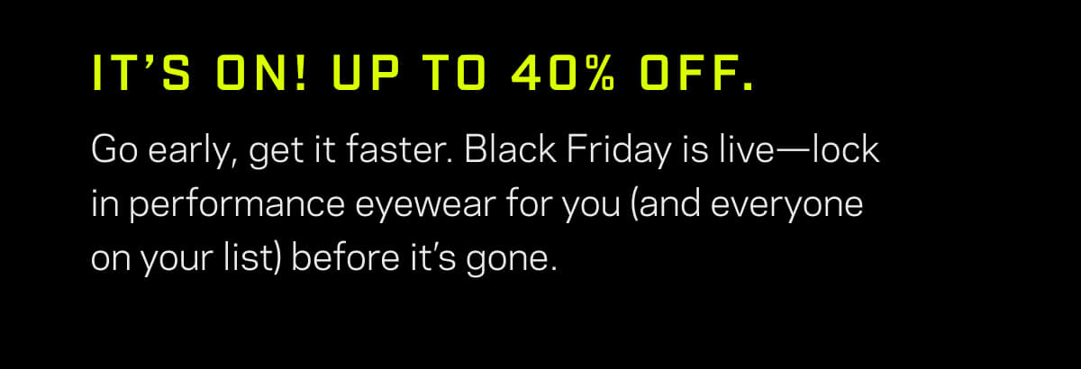 SHOP ROKA BLACK FRIDAY SALE 2025