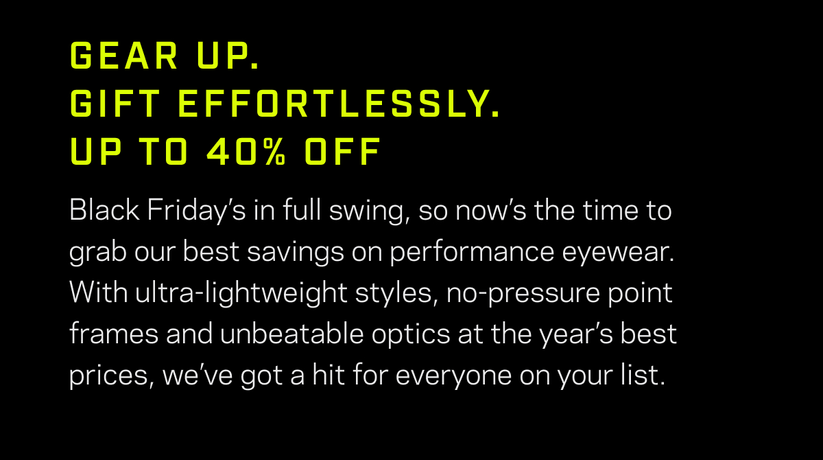 SHOP ROKA BLACK FRIDAY SALE 2025