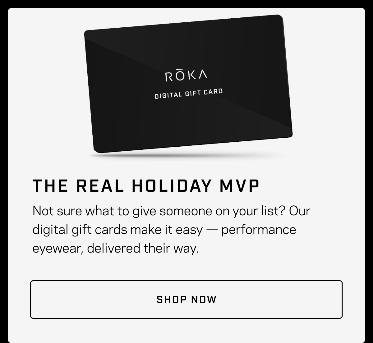 SHOP ROKA BLACK FRIDAY SALE 2025