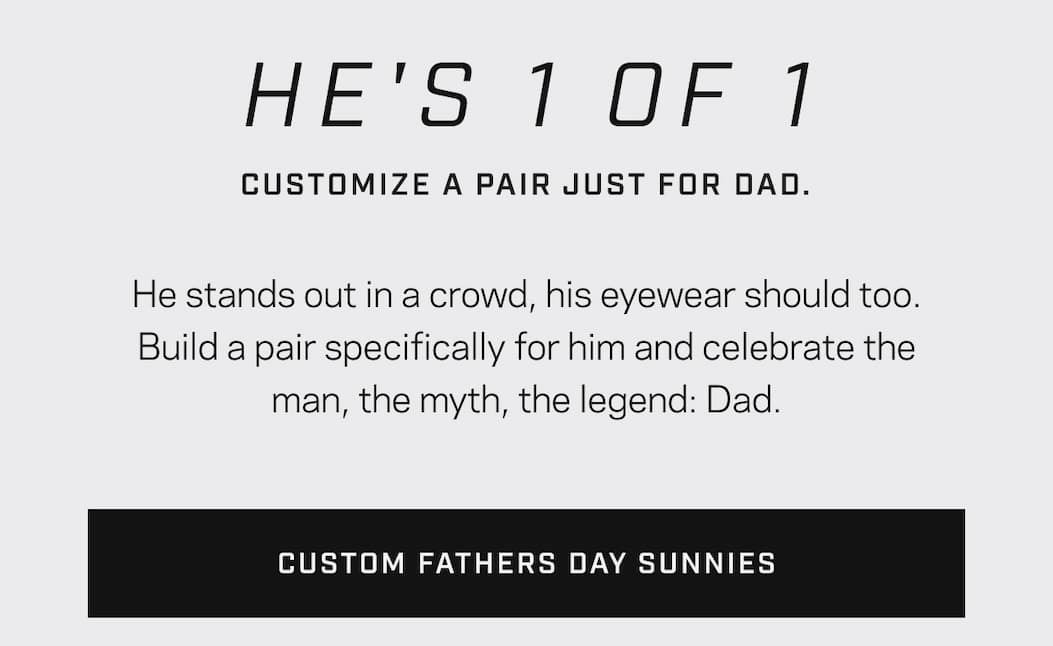 Customize your favorite pair of sunglasses