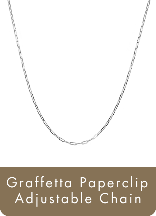 Graffetta Paperclip Adjustable Chain