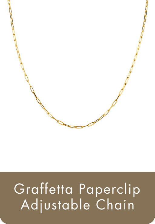 Graffetta Paperclip Adjustable Chain