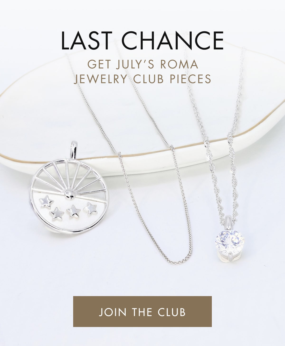 Last Chance Get July's Roma Jewelry Club Pieces-