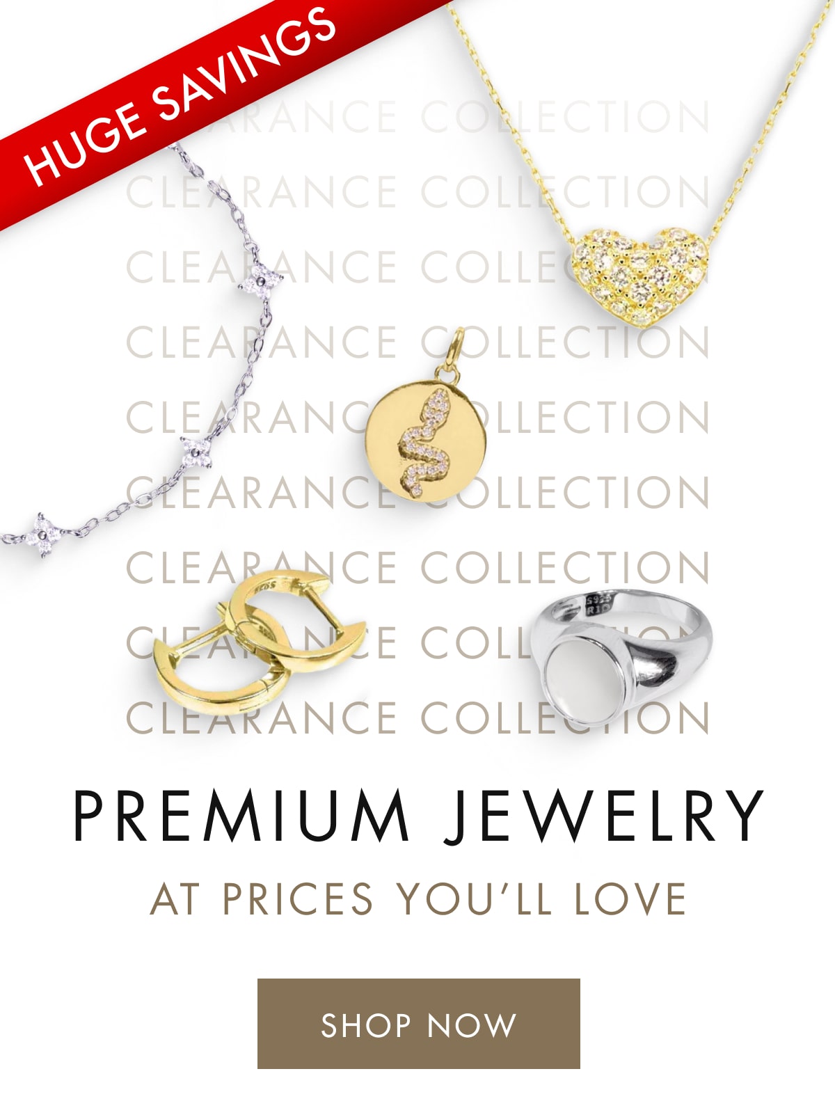 Premium Jewelry  At Prices You'll Love