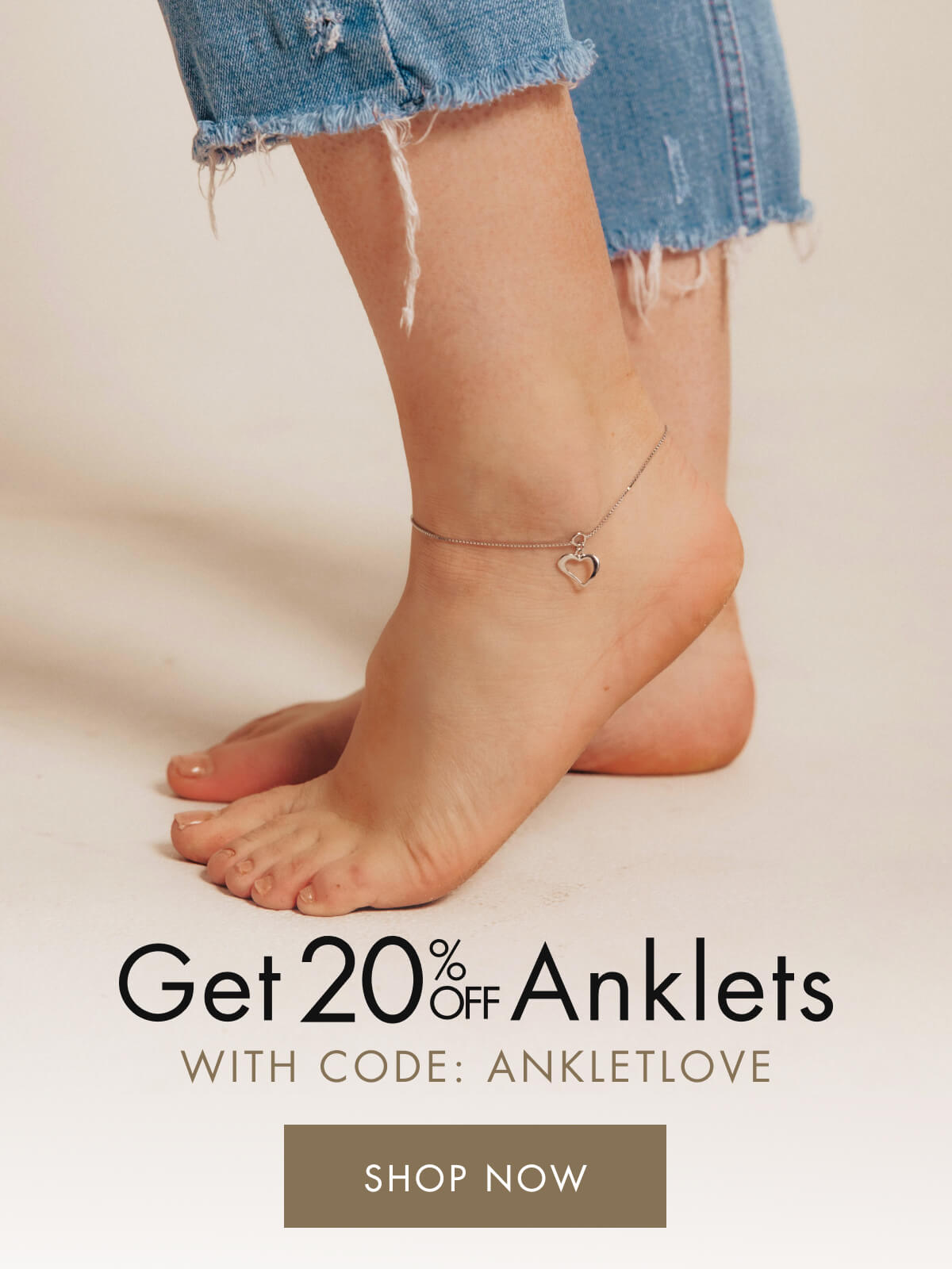 Get 20% OFF Anklets