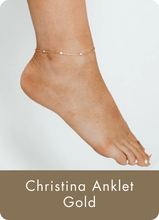 Christina Anklet Gold