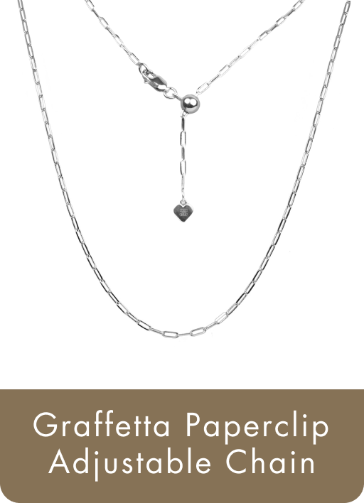 Graffetta Paperclip Adjustable Chain