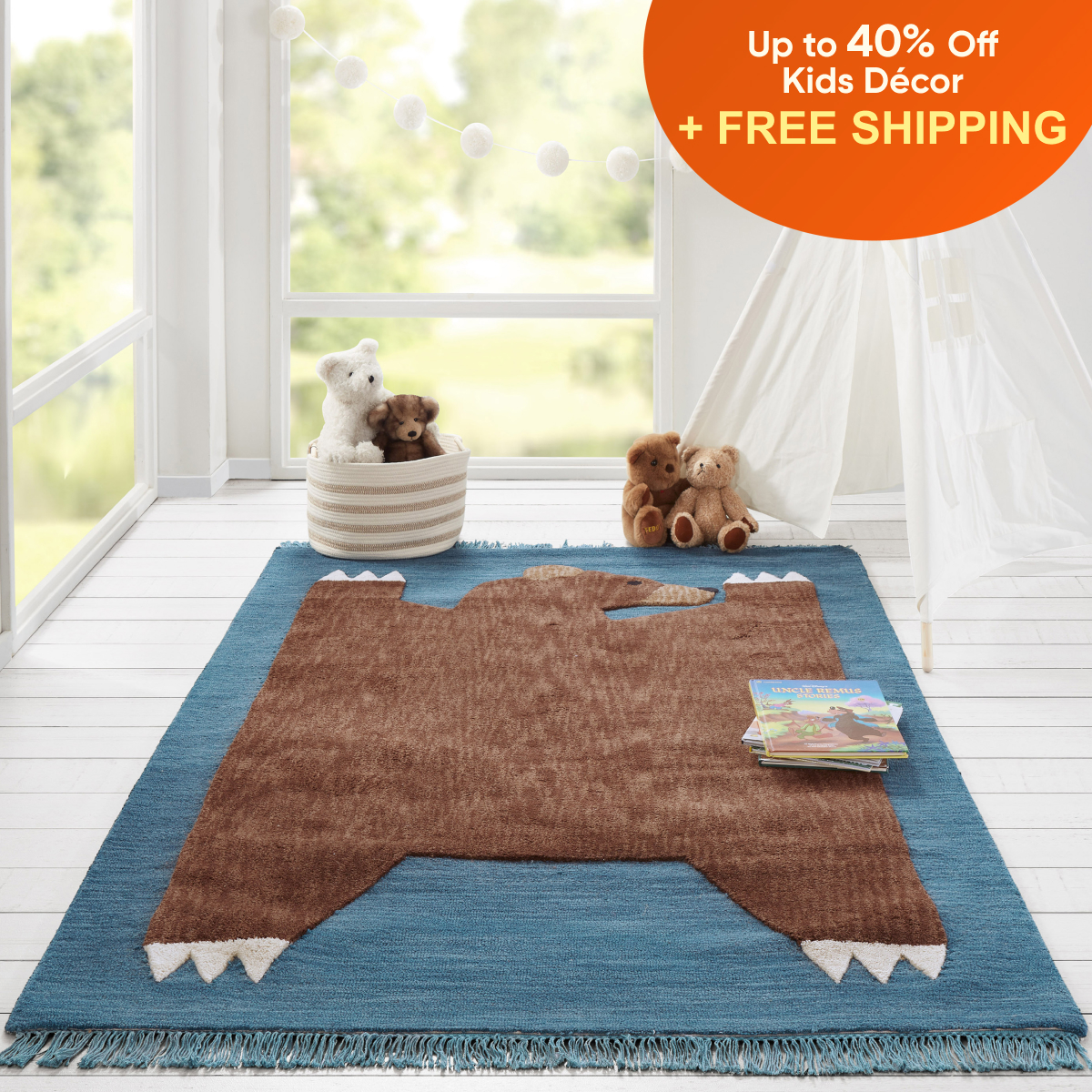Kids 40% Off Decor