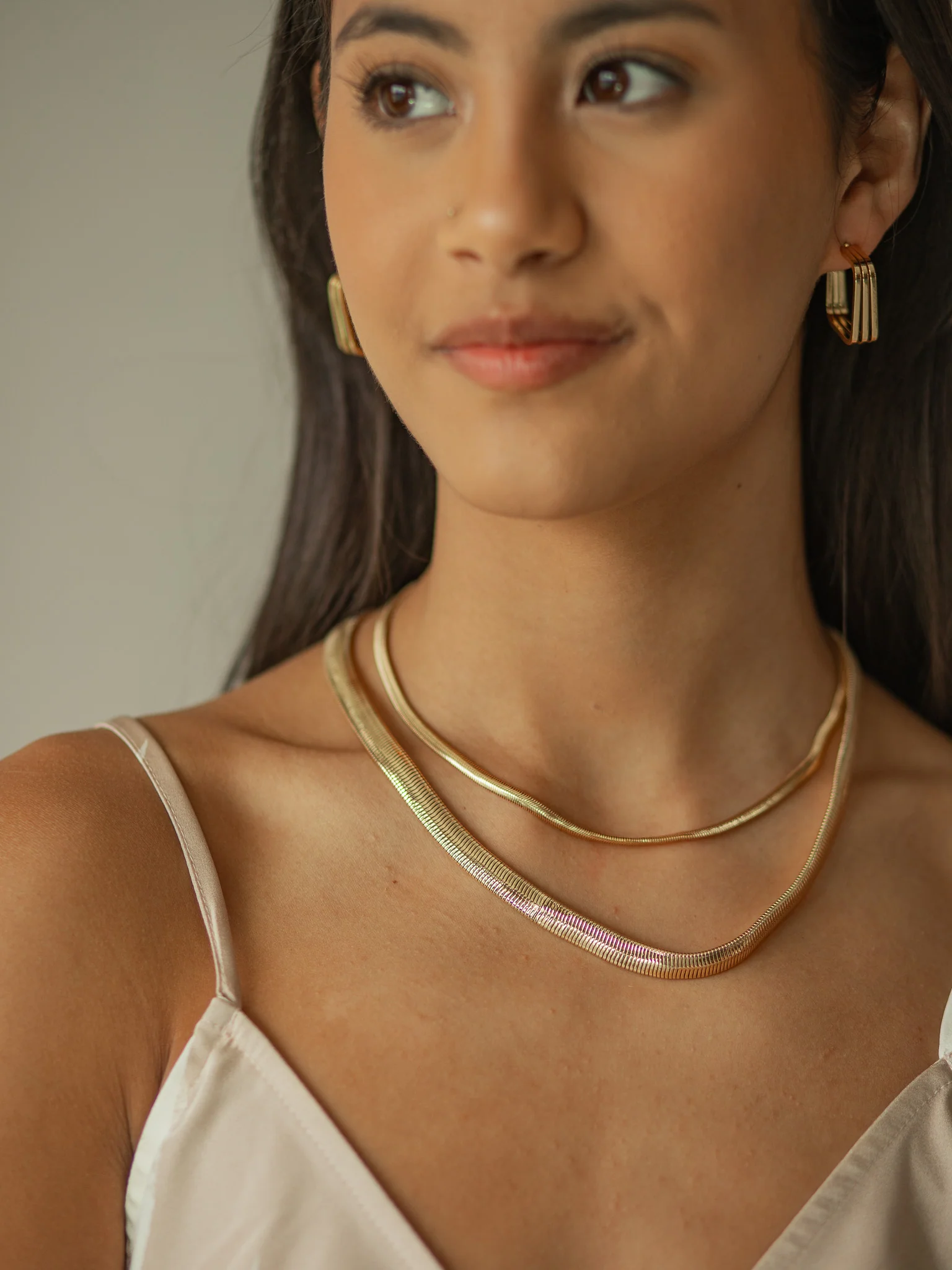 Hazel Snake Chain Necklace