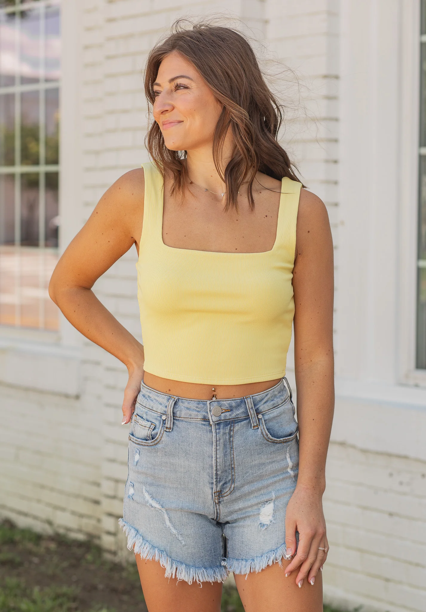 Magnolia Square Neck Top