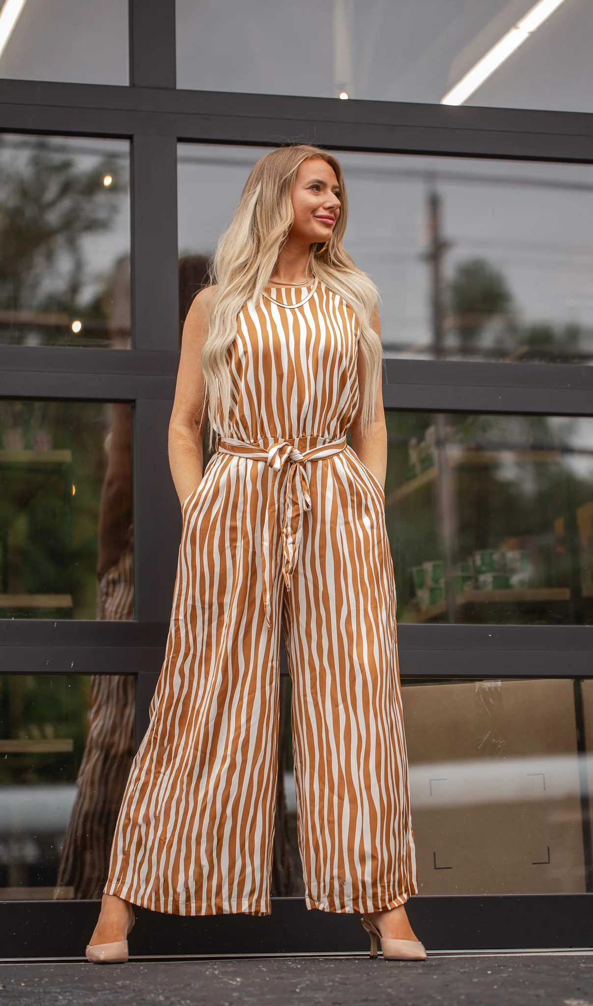 Pia Belted Jumpsuit