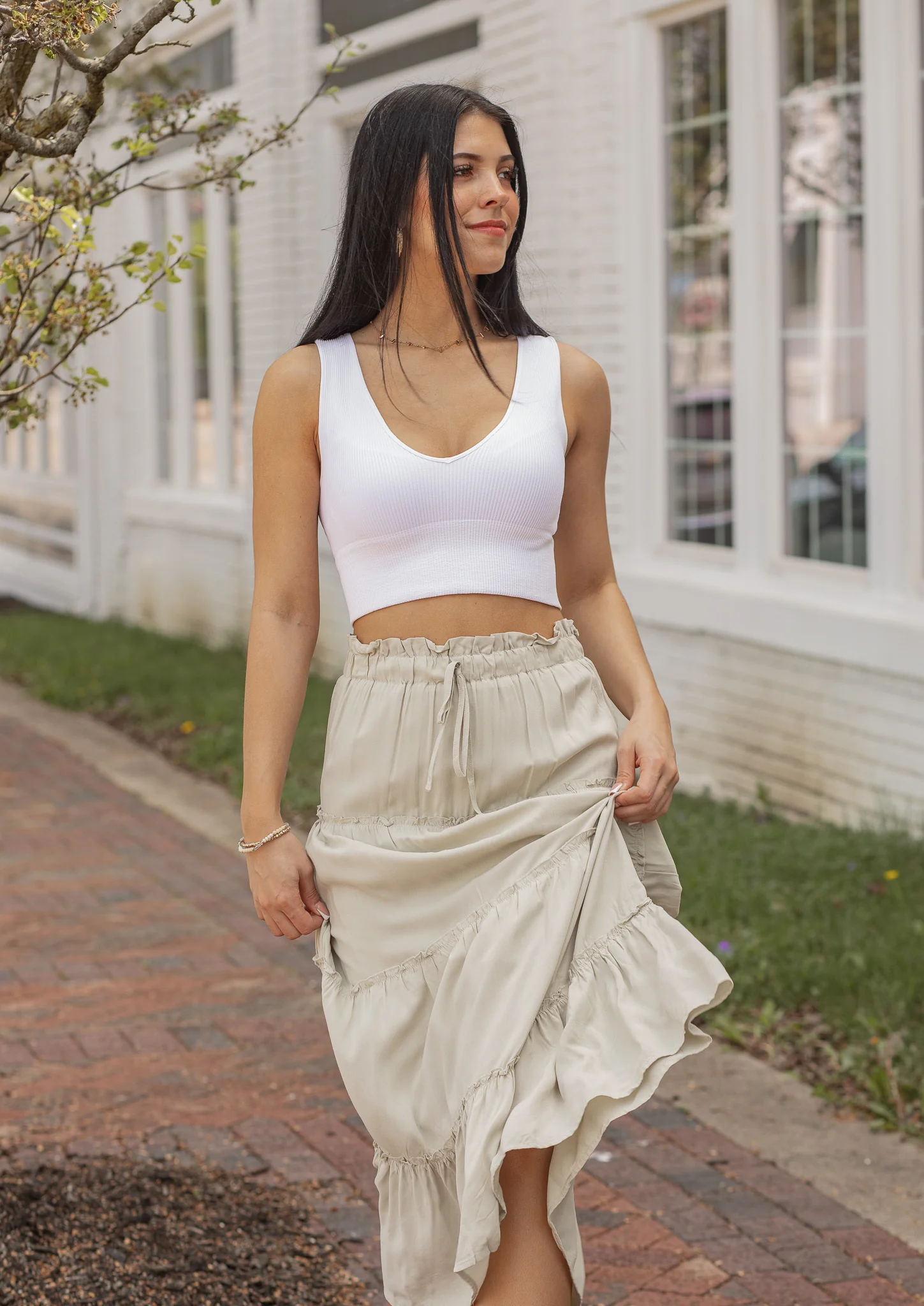 Auellie Tiered Skirt