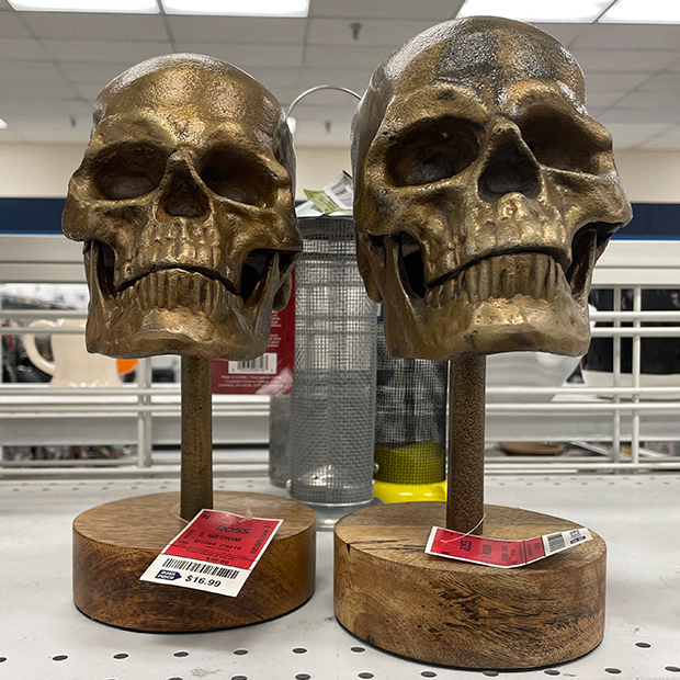 Bronze Halloween Decor Skulls at Ross.