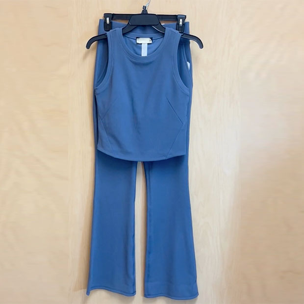 Blue activewear set found at Ross.