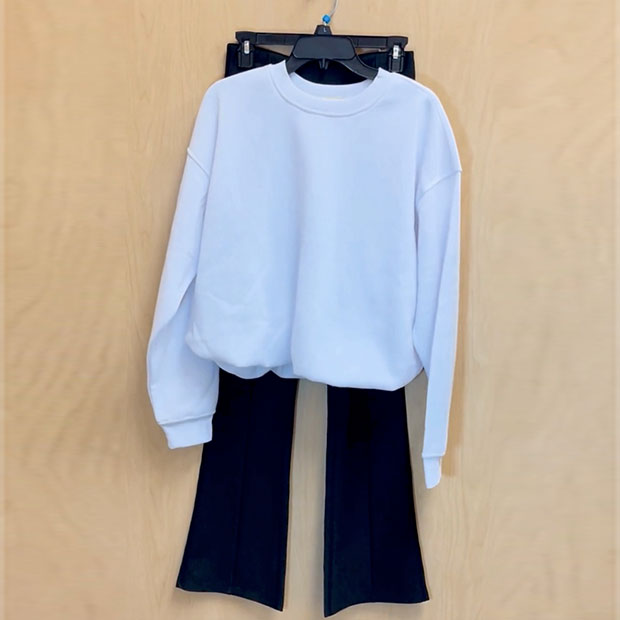 Yoga pant and sweatshirt found in a Ross Store