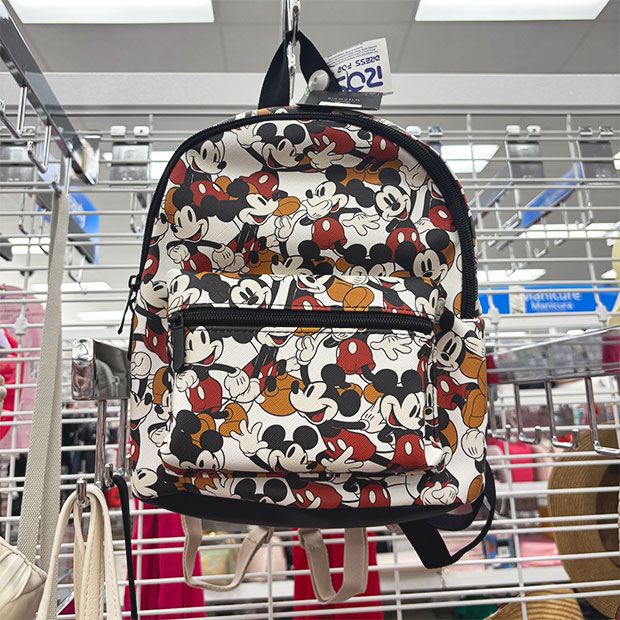 Disney's Mickey Mouse backpack print found in store at Ross.
